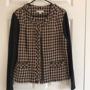 Cabi tweed houndstooth jacket